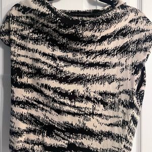 Stripped black and beige sweater